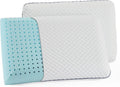 WEEKENDER Gel Memory Foam Pillow - Standard Size - 2-Pack - Medium Plush Feel - Neck & Shoulder Support - For Back, Side, & Stomach Sleepers - Home, Hotel, & Hospital Essentials