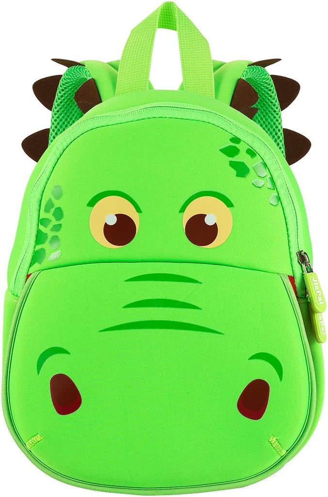 JiePai Dinosaur Toddler Backpack Hippo Kids Backpack Waterproof Cartoon Preschool-BubblyBeeBaby