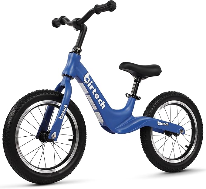 14" Kids Balance Bike for 3,4,5,6 Year Old Boys and Girls, Air Tires with Magnesium Alloy Frame, Lightweight No Pedal Toddler Training Bicycle-BubblyBeeBaby