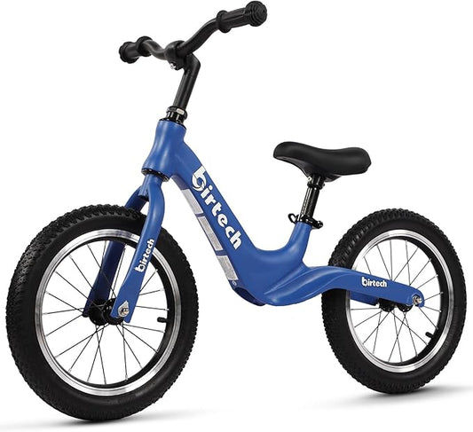 14" Kids Balance Bike for 3,4,5,6 Year Old Boys and Girls, Air Tires with Magnesium Alloy Frame, Lightweight No Pedal Toddler Training Bicycle-BubblyBeeBaby