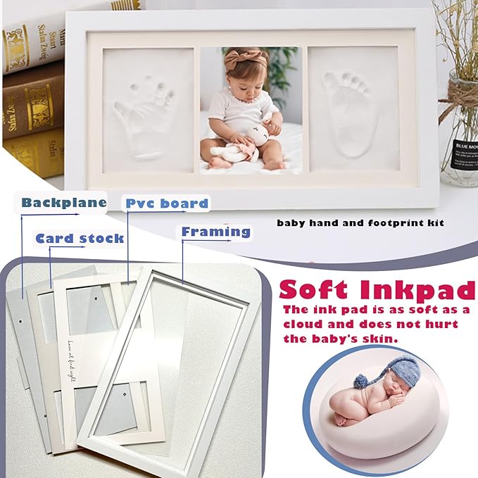 Inkless Newborn Hand & Footprint Kit - Baby Paw Print Gift-BubblyBeeBaby