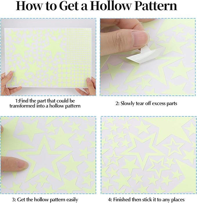 1017Pcs Glow in The Dark Stars for Ceiling Glow in The Dark Moon and Planet Wall Decal Luminous Astronaut Universe Galaxy Space Wall Stickers for Kids Boys Bedroom Blue-BubblyBeeBaby