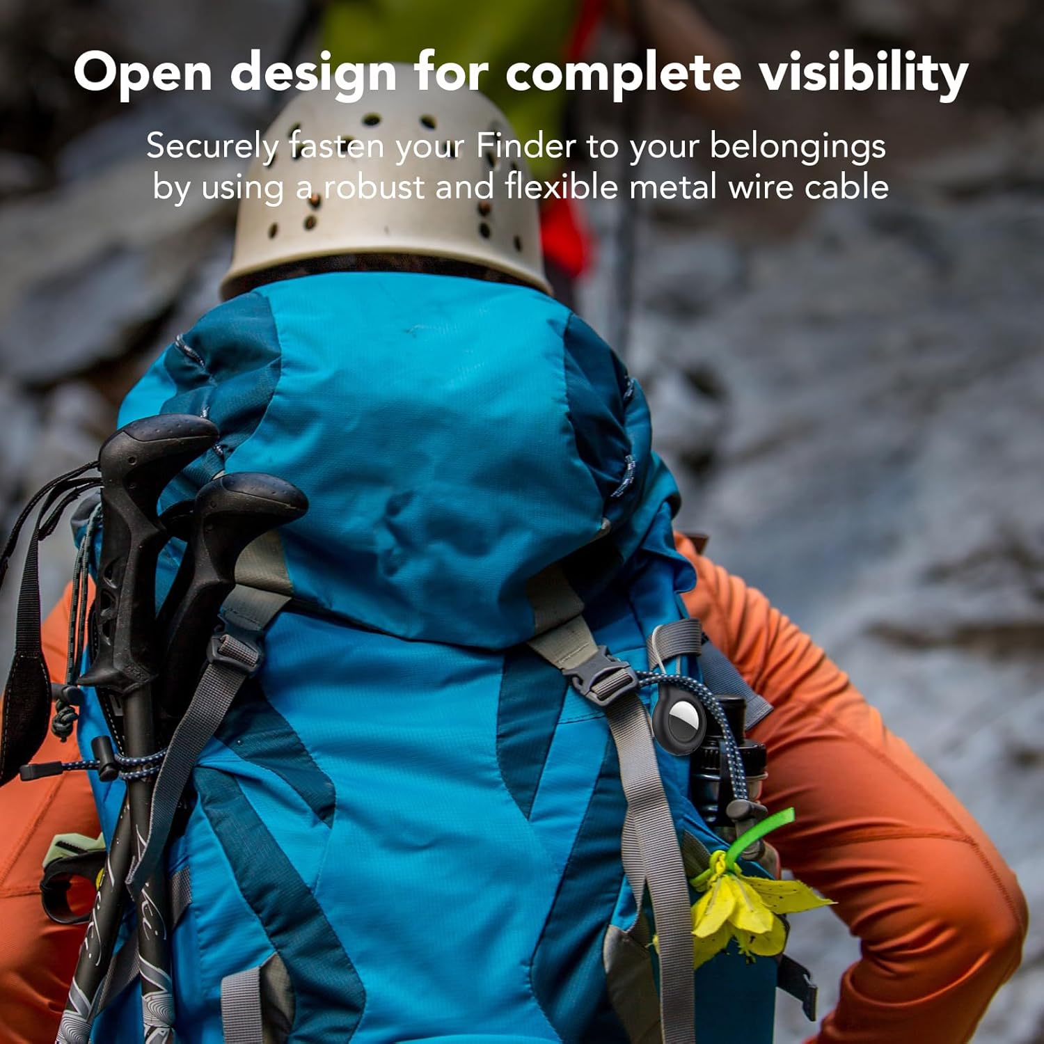 for AirTag Holder Case with Keychain, Air Tags-2 Pack for Apple Air Tag Holder with Wire Cable Lock Key Ring Chain Air Tagholder Accessories for GPS Item Tracker Kids,Keys,Luggage