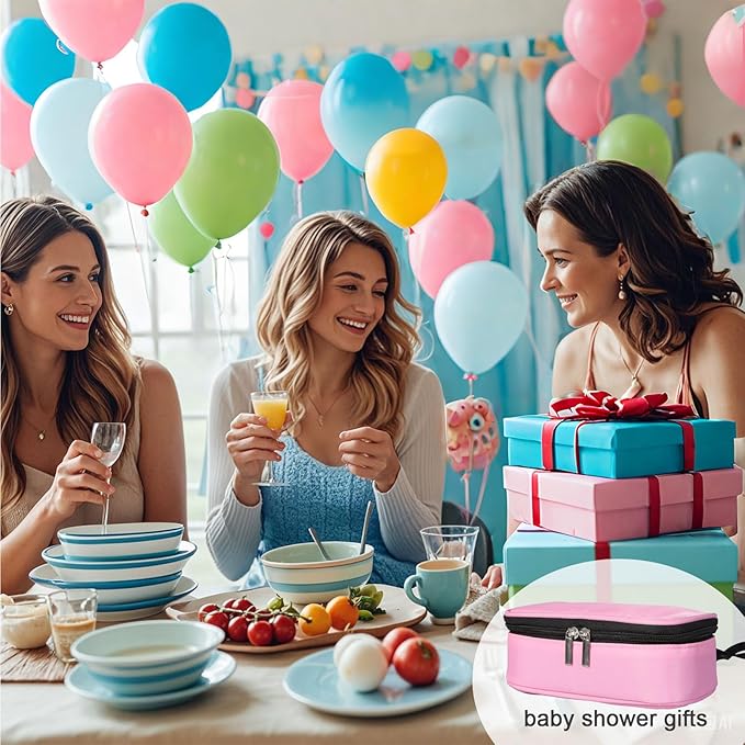 Insulated Breastmilk Cooler Bag with 2 Ice Packs - Breastmilk Cooler Organizer Bag for Daycare, Breastfeeding Mom Travel Outdoor-BubblyBeeBaby