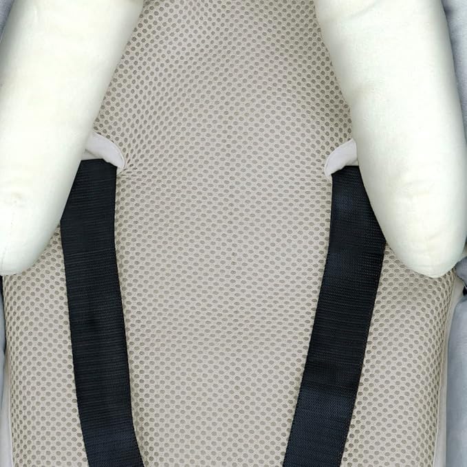 COOLBEBE Upgraded 3-in-1 Babybody Support & Strap Covers Set for Newborn Infant - Extra Soft Car Seat Insert Cushion Pad, Perfect for Carseats, Strollers, Swing-BubblyBeeBaby