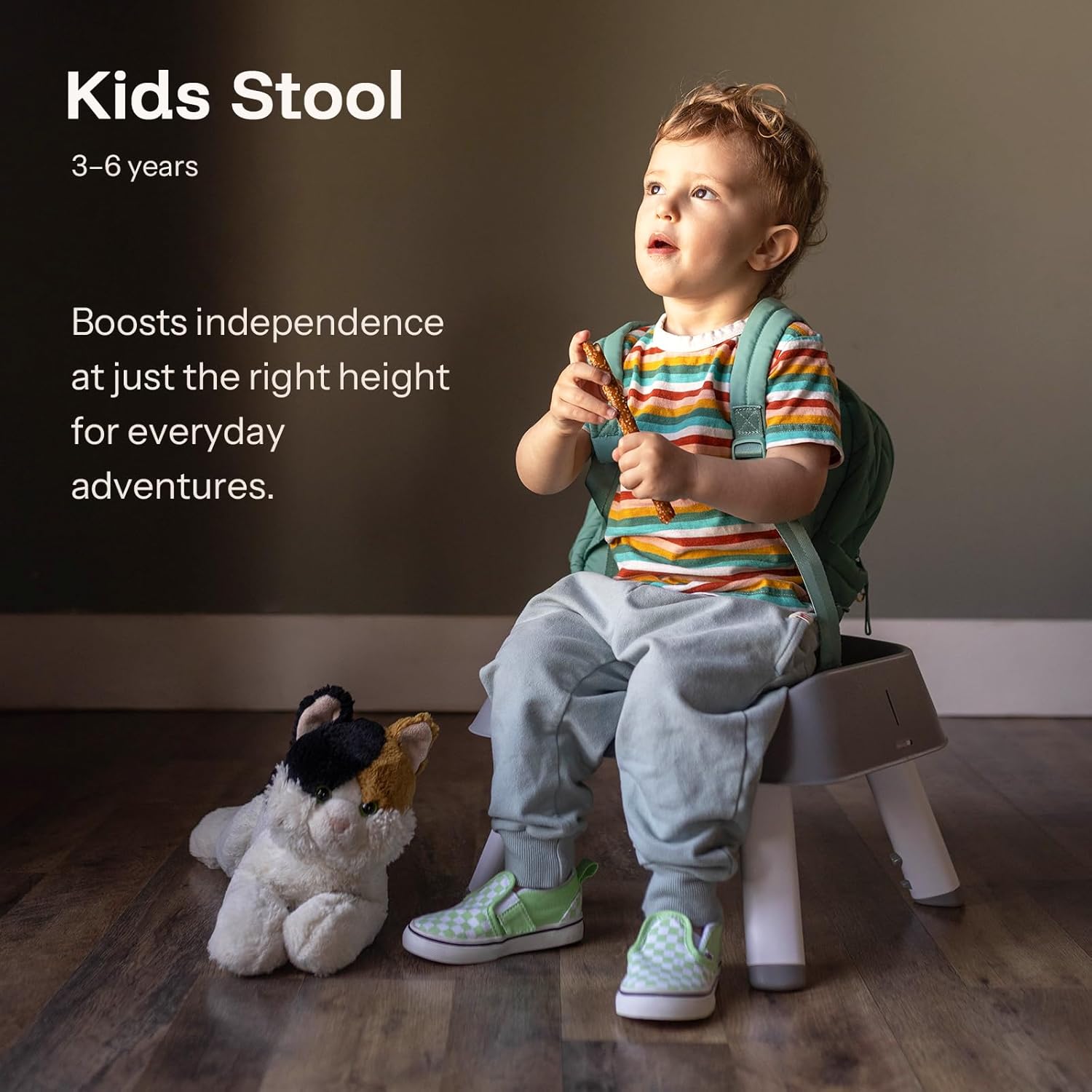 HARPPA 6 in 1 Baby High Chair, Convertible Infant Feeding Chair for Babies & Toddlers Table, Dining Booster Seat with Removable Tray, Grey