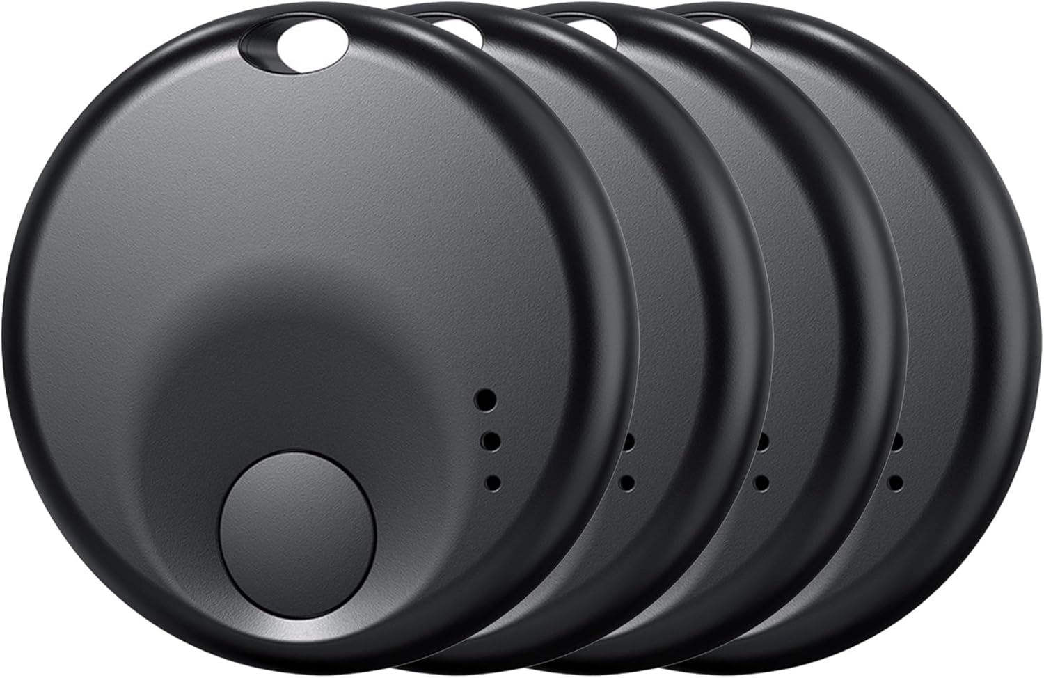 Tracker Tag-4 Pack - Smart Bluetooth Tracker, Works with Apple Find My APP (iOS Only, Not for Android), Smart Tag Keys Finder and Item Locator for Keys, Bags, Luggage, Pets and Wallet