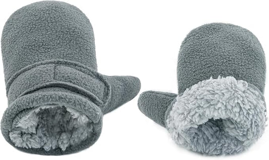 BAVST Baby Toddler Winter Mittens Girls Warm Fleece Lined Gloves Kids Sherpa Lined Mittens for Boys-BubblyBeeBaby