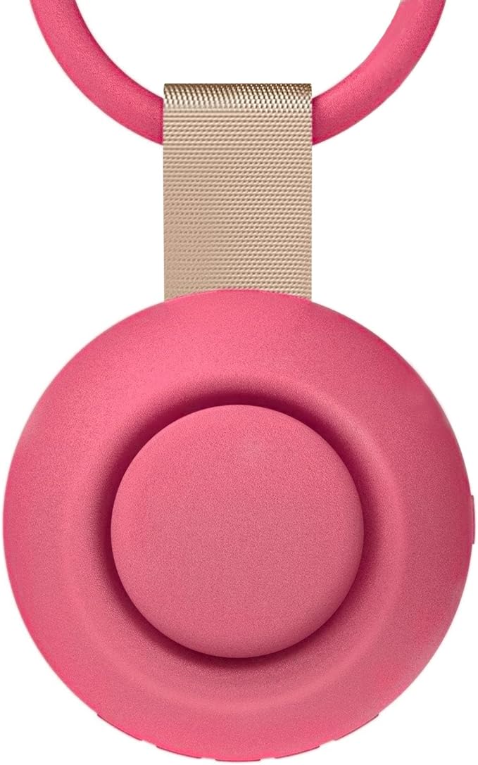 2025 Mom's Choice Awards, Portable Sound Machine for Baby Adult, AI Cry Detection, 18 Soothing Sound, Bluetooth Rechargeable White Noise Machine for Home Travel, Nursery Light, Barbie Pink-BubblyBeeBaby