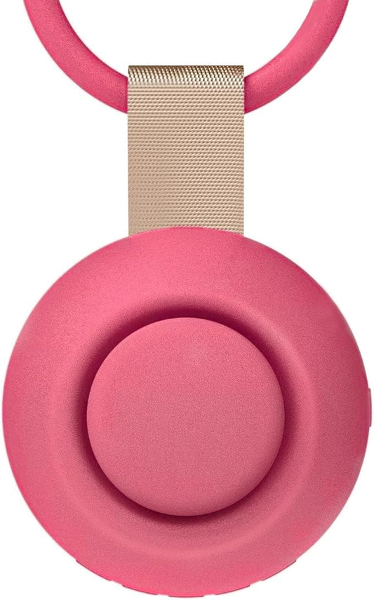 2025 Mom's Choice Awards, Portable Sound Machine for Baby Adult, AI Cry Detection, 18 Soothing Sound, Bluetooth Rechargeable White Noise Machine for Home Travel, Nursery Light, Barbie Pink-BubblyBeeBaby