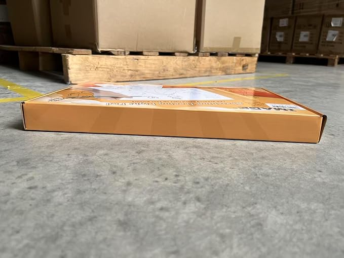 IMAGE Light Up Tracing Pad Orange Drawing Tablet Coloring Board for Kids Children Toy Gift for Girls Boy (Includes 10 Traceable Sheets and Two Clips)-BubblyBeeBaby