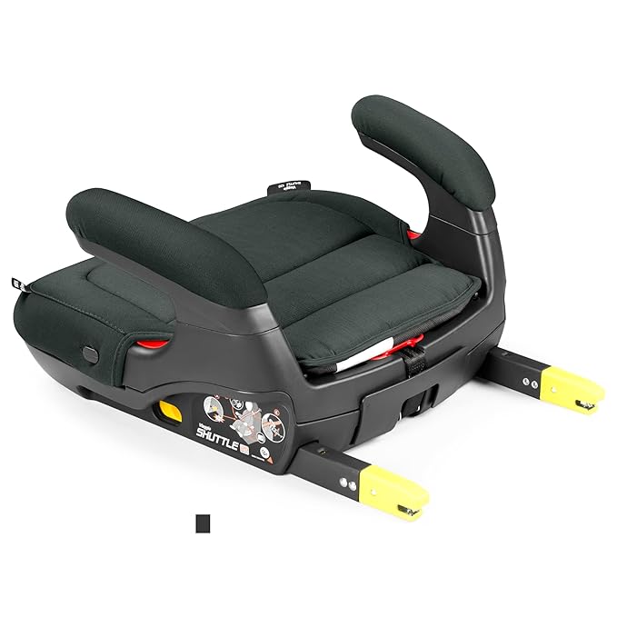 Peg Perego Viaggio Shuttle - Booster Car Seat - for Children from 40 to 120 lbs - Made in Italy - Metal (Sage Green)-BubblyBeeBaby