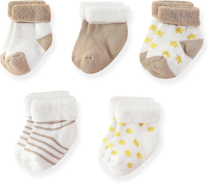 15 Pack Unisex New Born Boy Girls Hats Mittens Socks Sets Cotton Soft Infant Accessory 0-6 Months Baby Essentials-BubblyBeeBaby