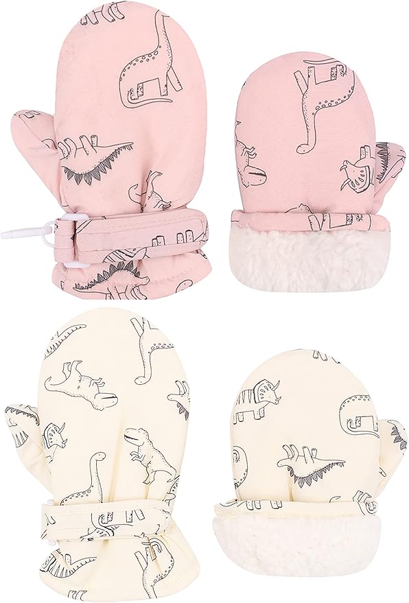 Toddler Gloves Kids Mittens Winter Warm Lined Fleece Gloves Waterproof Snow Baby Mitten for Boys Girls-BubblyBeeBaby