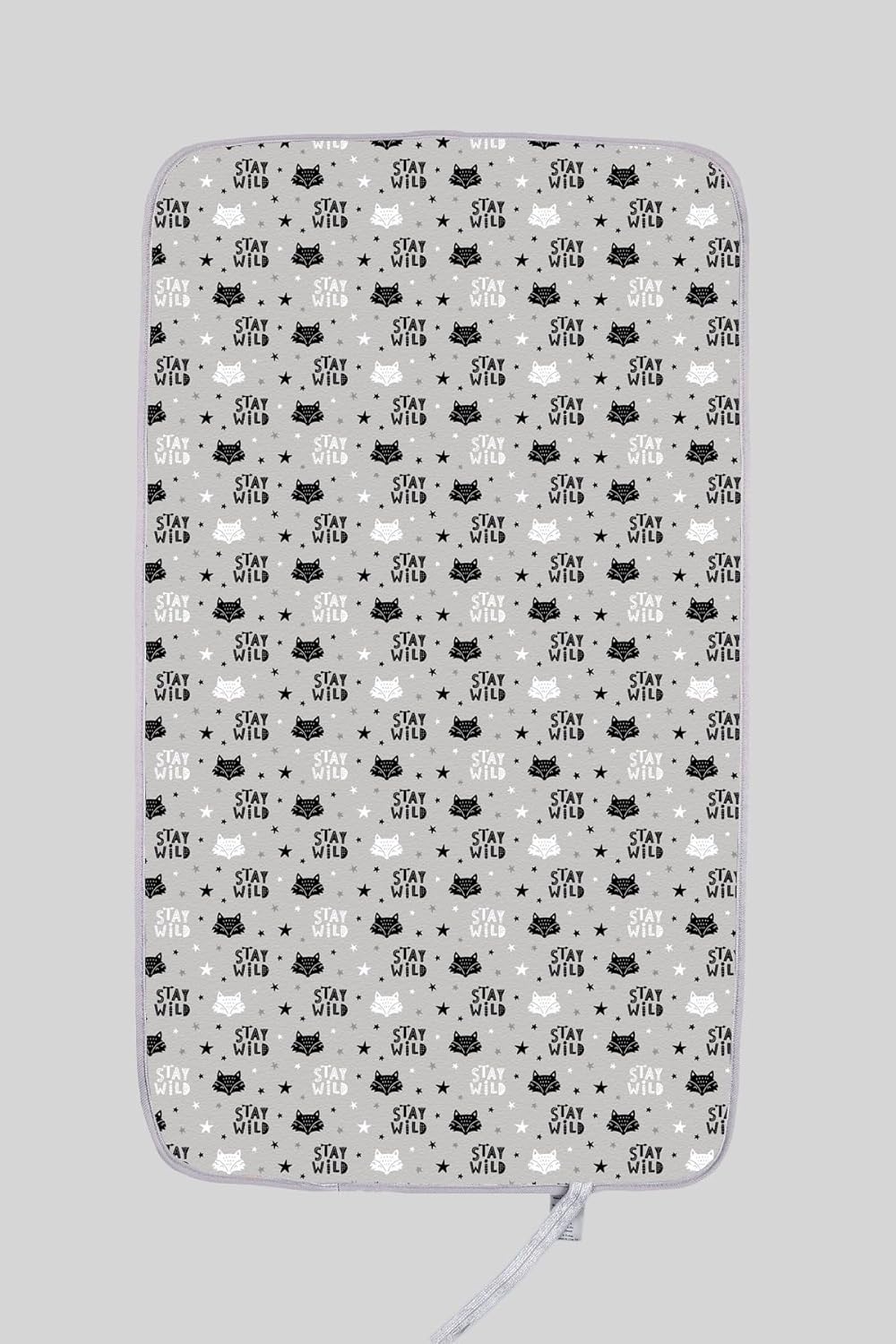 HAMUR HOME Portable Baby Changing Pad – Waterproof, Foldable & Lightweight Travel Mat – Soft & Machine Washable Diaper Changer – Compact & Durable (Fox)