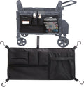 Stroller Wagon Cargo Net for WONDERFOLD Wagon Accessories (Compatible with All W-Series Models), Foldable Mesh Cargo Nets Organizer Bag with Sorting Pockets for Large Storage Space