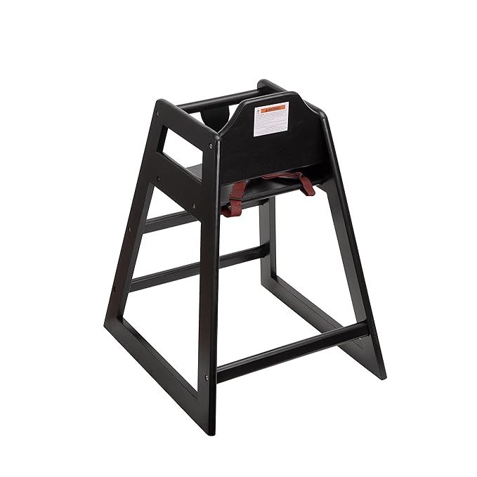 Hight Quality, Baby Highchairs, Durable Dining Feeding Chair with Steps, High Chairs for Babies and Toddlers, Seating Ready-to-Assemble Restaurant Wood High Chair, Wooden High Chair, Seria 01-BubblyBeeBaby