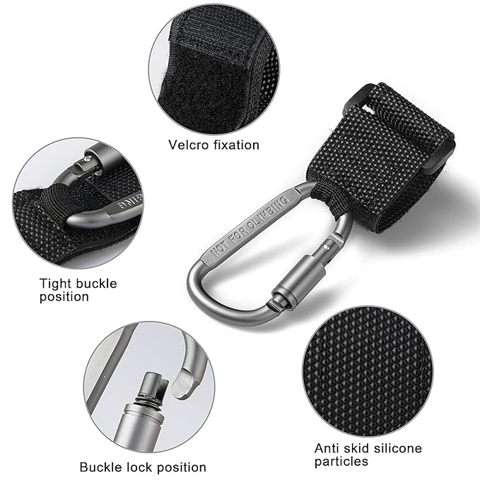 Baby Stroller Hook, Clip or Hang a Diaper Bag to Your Pram or Buggy, 2 Pieces-BubblyBeeBaby