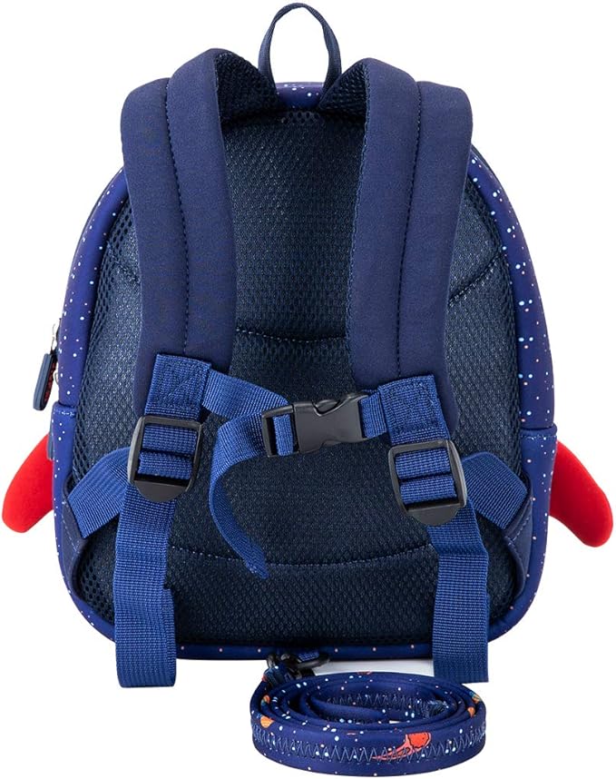 JiePai Toddler Rocket Backpack Leash Anti-lost Waterproof 3D Cartoon Kids Backpack-BubblyBeeBaby