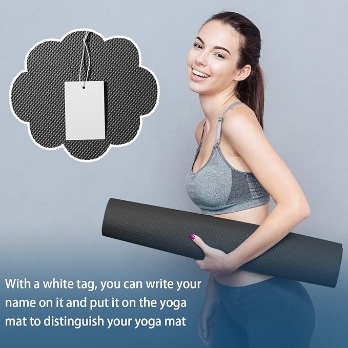 10 Pack Yoga Mats Bulk, 68'' x 24'' x 4mm Thick Yoga Mats for Kids and Adult Gym Mats Bundle Latex Free Exercise Mats with Non Slip Texture for Outdoor Yoga, Pilates or Workout-BubblyBeeBaby