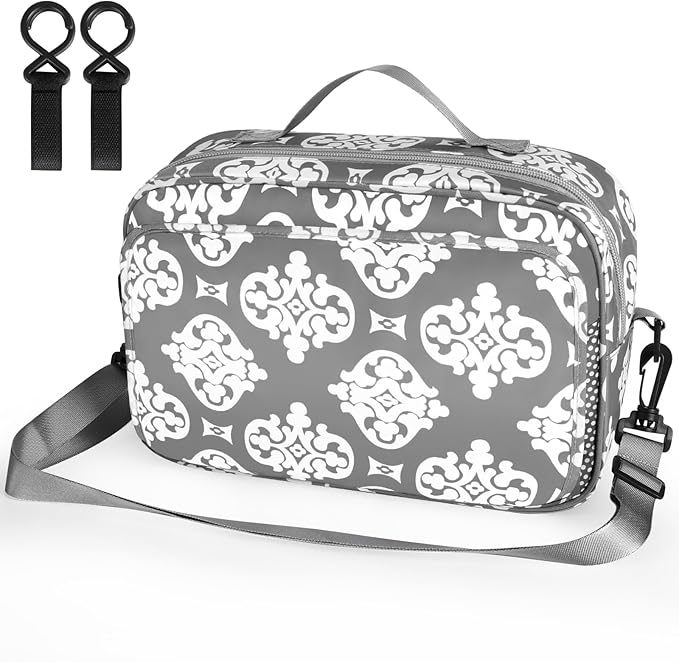 Accmor Stroller Organizer, Universal Stroller Organizer with Insulated Cup Holder Pocket, Dual Purpose Large Capacity Stroller Bag Caddy, Stroller Accessories Fits for Uppababy, Doona, Nuna Strollers-BubblyBeeBaby