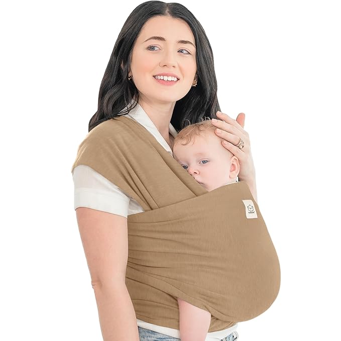 KeaBabies Baby Wrap Carrier - All in 1 Original Baby Carrier Newborn to Toddler Sling, Easy to Wear, Hands Free Bonding, Lightweight, Breathable Infant Wraps (Warm Hearth)-BubblyBeeBaby