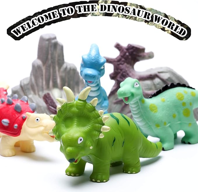 Hely Cancy Dinosaur Bath Toys - Squirt & Pool Toys for Kids-BubblyBeeBaby