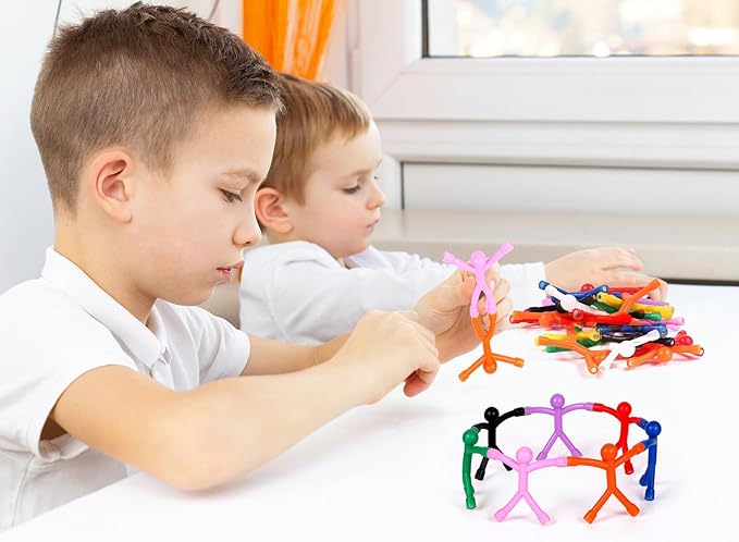 10 Pcs Colorful Magnetic Toys-Men, Kids Travel Toys, Office, Whiteboard Decoration-BubblyBeeBaby