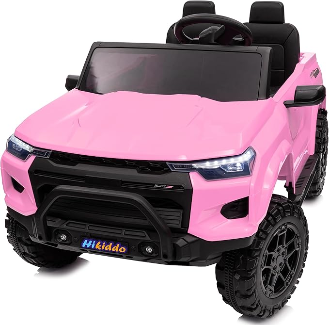24V 10Ah Ride on Toy for Big Kids, 4WD 2 Seater Electric SUV Kids Car to Drive w/Remote Control, 4x200W Motors - Pink-BubblyBeeBaby