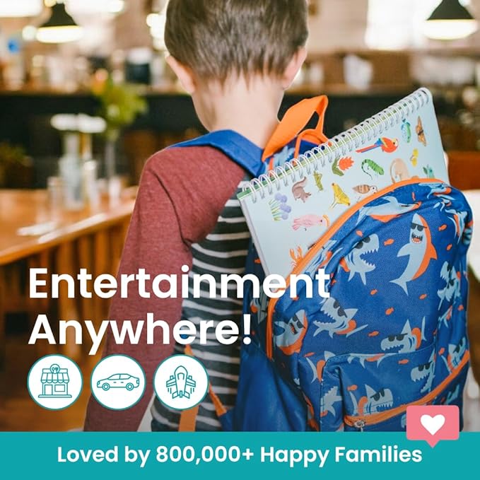 12 Months Sticker + Coloring Book (500+ Calendar Stickers for Kids & 12 Coloring Pages) Side by Side Activity Book, Fun Sticker Books, Boys & Girls Ages 2-4, 4-8, 8-10-BubblyBeeBaby