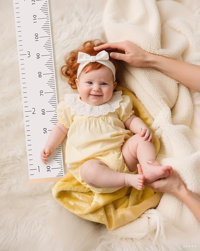 Height Chart for Kids Growth Chart for Wall Kids Height Wall Chart Kids Growth Chart Wall with Keepsake Box Height Measurement Wall Ruler Baby to Child Growth Tracker Neutral Nursery Wall Decor-BubblyBeeBaby