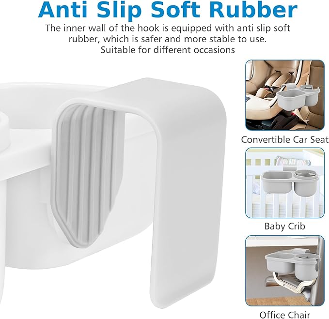 Accmor Child Cup Holder Snack Tray for Convertible Car Seats, Universal Child Cup Holder Compatible with Most Baby Car Seat Models-BubblyBeeBaby