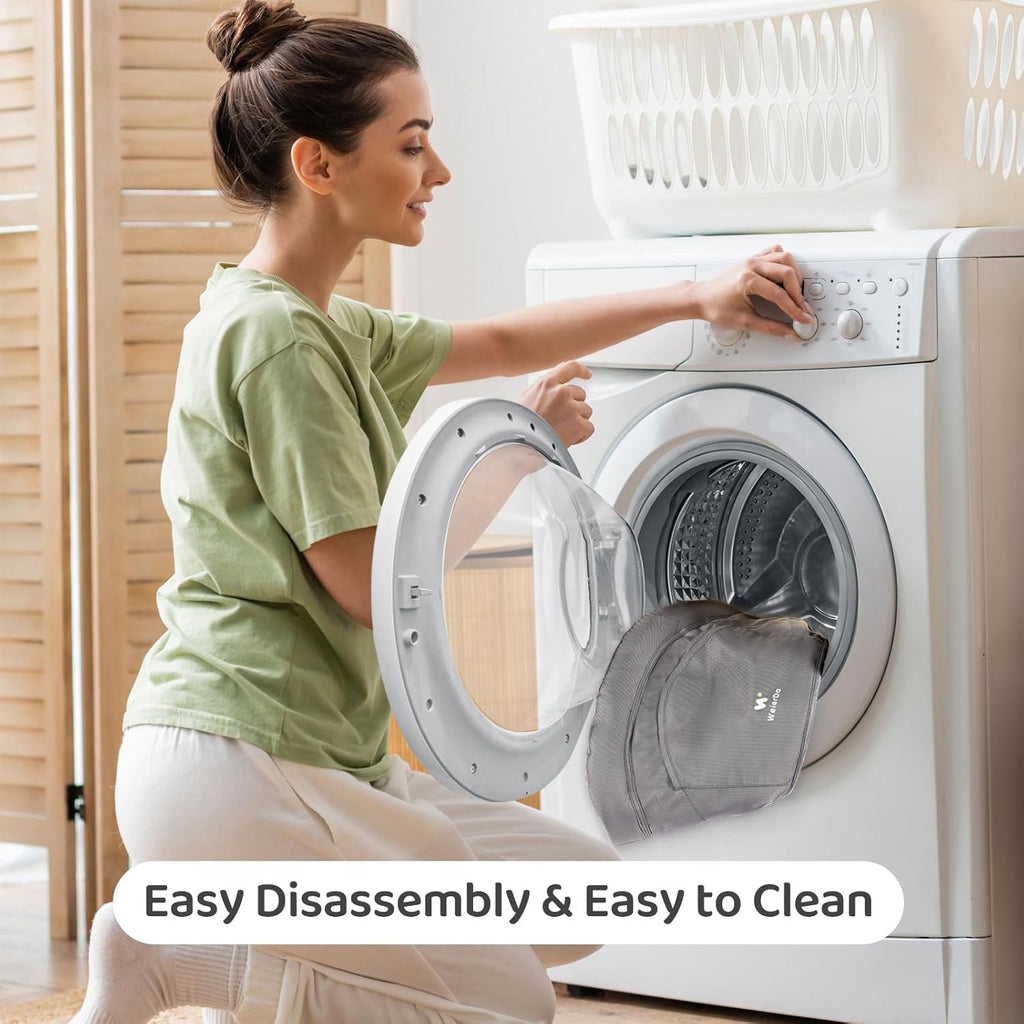 Hook On High Chair Portable & Foldable for Babies 6-36 Months Attach to Fast Table Clip On High Chair with Travel Bag - Compact Baby Feeding Seat for Home Dining & Travel (Grey)