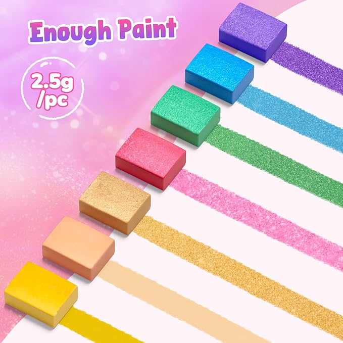 JoyCat Paint with Water Coloring Books, Art & Craft Activity, Princess No Mess Art for Kids Ages 4-8, Craft Kits & Supplies, DIY Creative Activity, Presents for Girls & Boys-BubblyBeeBaby