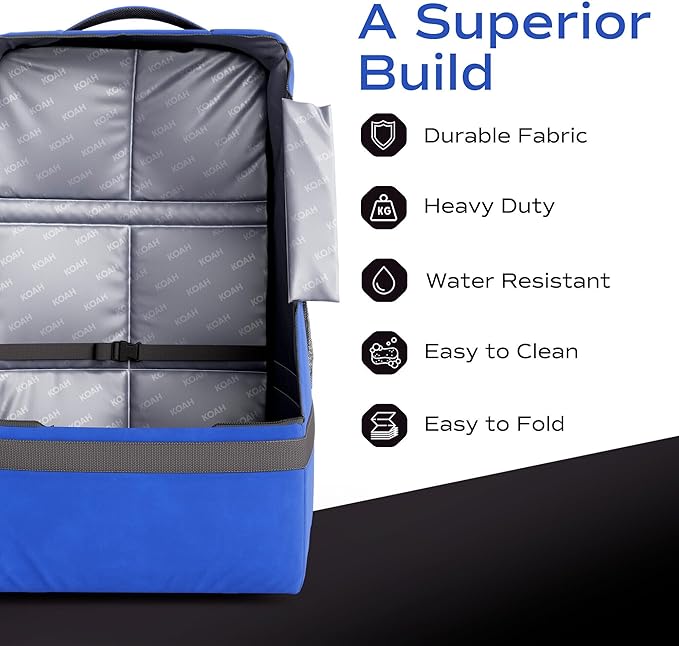 Koah Car Seat Backpack Padded Bag for Air Travel and Airport Gate Check-in with Padded Shoulder Straps-BubblyBeeBaby