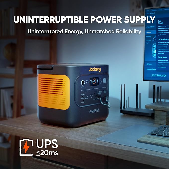 Jackery Explorer 2000 v2 Portable Power Station with Low Temperature Resistant Bag, 2042Wh/2200W LiFePo4 Battery, USB-C 100W Fast Charging for Extreme Cold Condition(-40°F), Power Outages, Emergencies-BubblyBeeBaby