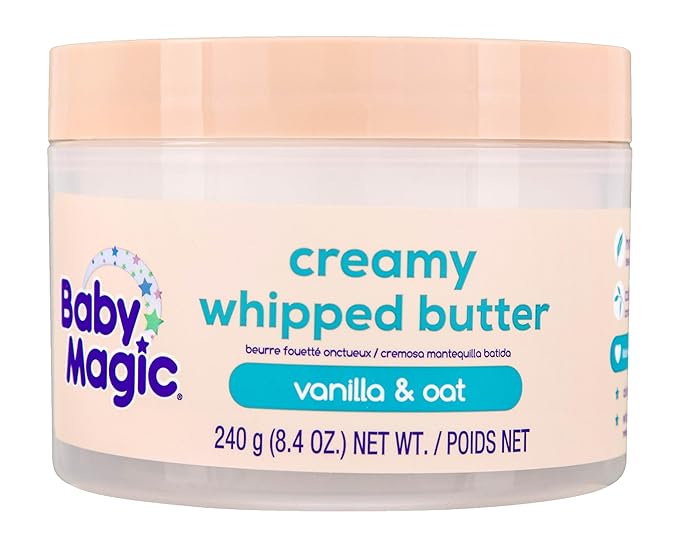 Baby Magic Creamy Whipped Butter Vanilla Oat, 8.4 oz-BubblyBeeBaby