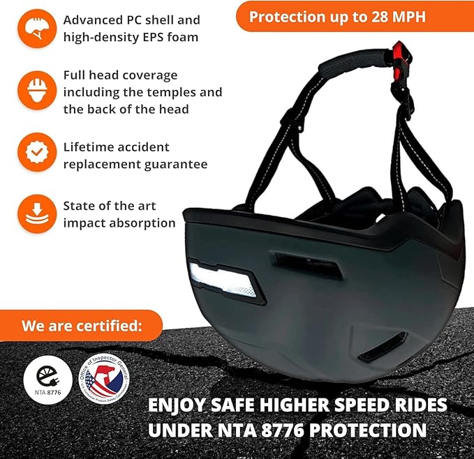 Kid Bike Helmets for Boys and Girls | Fit Head 51-54cm Circumference | CPSC & NTA-8776 Dual Certified | Multi-Sport Helmets with LED Lights, Magnetic Buckle, Detachable Visor-BubblyBeeBaby