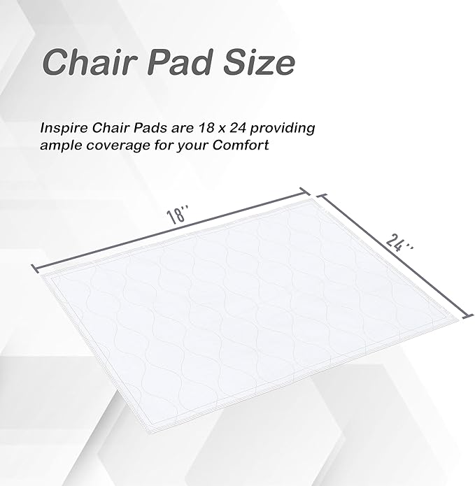 Inspire Washable Bed or Chair Pads | 3 Pack Waterproof Mattress Chucks Pad | Reusable Chux | for Adults Babies and Pets-BubblyBeeBaby