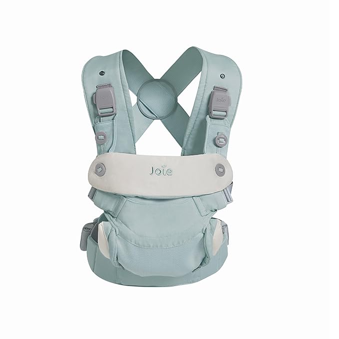 Joie Savvy lite 3-in-1 Baby Carrier – Lightweight, Ergonomic Baby Carrier with 3 Carry Positions, Padded Straps, and Lumbar Support (Mineral)-BubblyBeeBaby