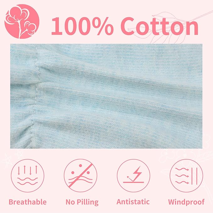 Newborn Baby Mittens Infant No Scratch Gloves Cotton Mitts for Baby Girls Boys-BubblyBeeBaby