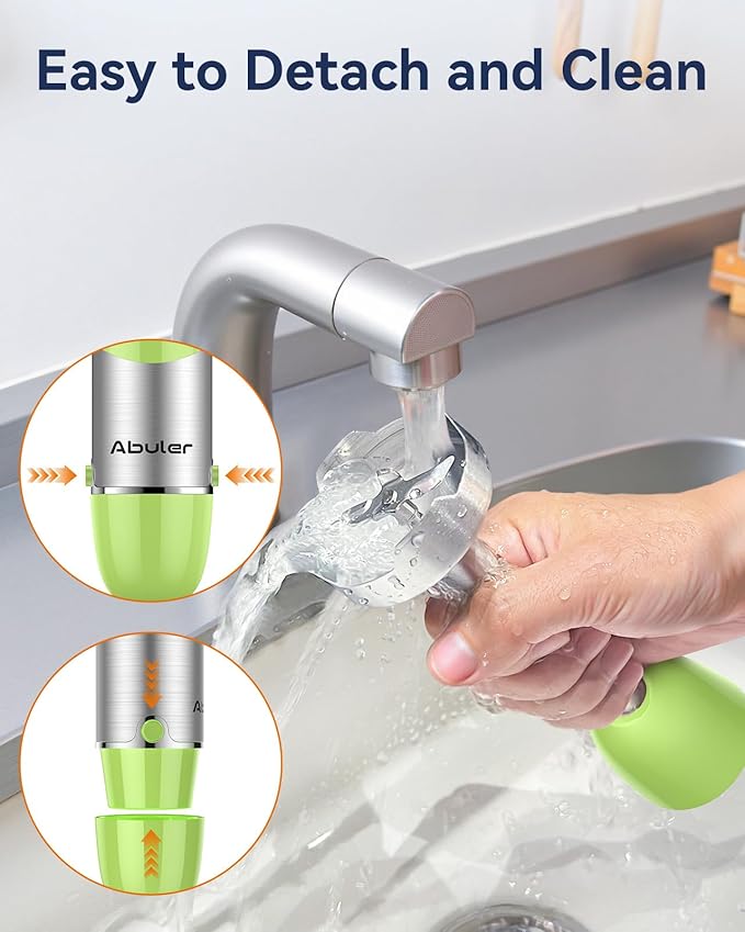 Immersion Blender Handheld 1000W 5 in 1 Corded Stick Hand Blender Kitchen with 12 Speed, BPA-Free, Mixing Beaker, Chopper, Whisk, Milk Frother, Perfect Emulsifier for Soup, Baby Food, Sauce, Puree-BubblyBeeBaby
