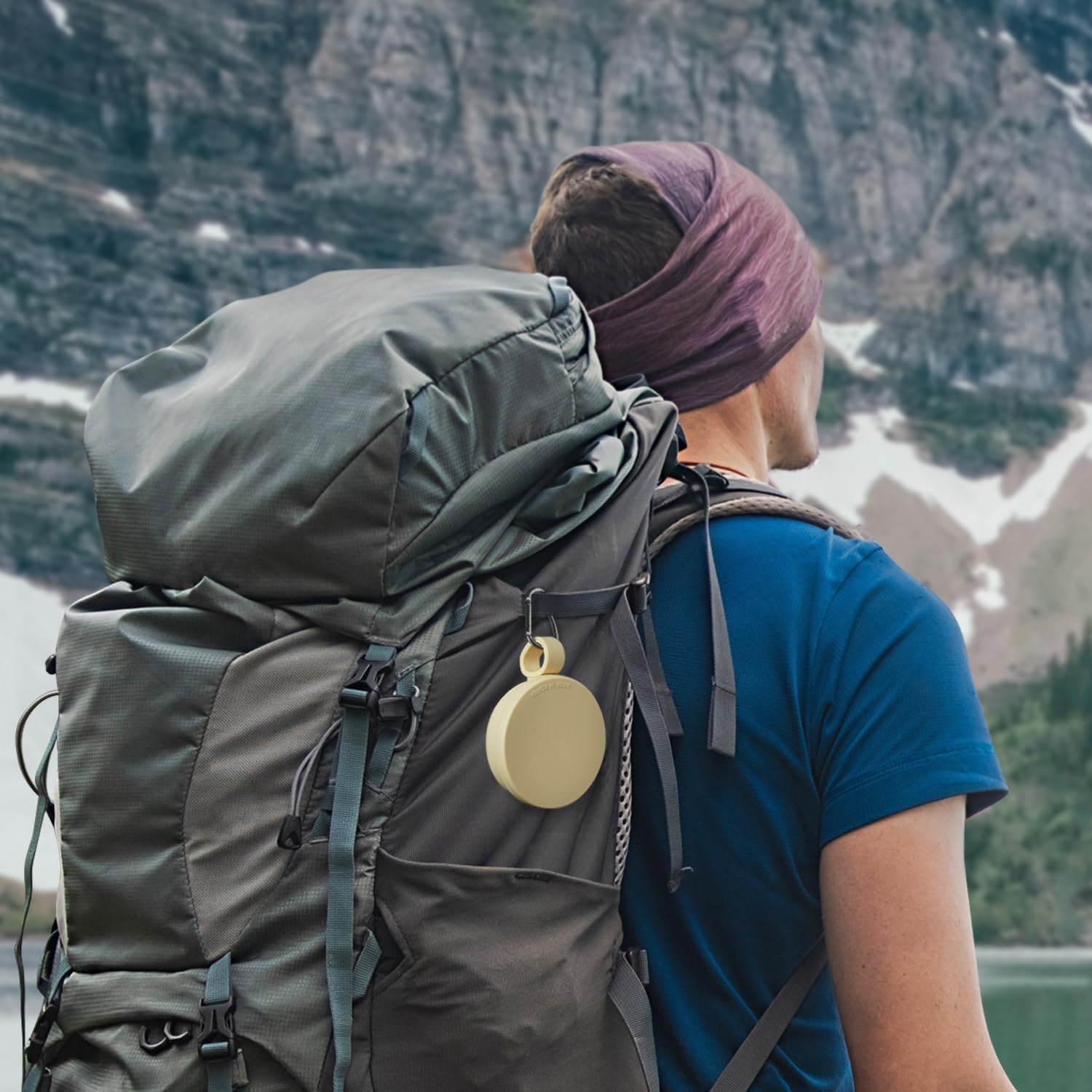 carrotez 2 pack MiniSilicone Collapsible Travel Cup for Camping, Hiking, Backpacking, and Picnics, 6 oz, Reusable, Food-grade, BPA- Free, Lightweight, Unbreakable, Portable, Small Size - Yellow Butter