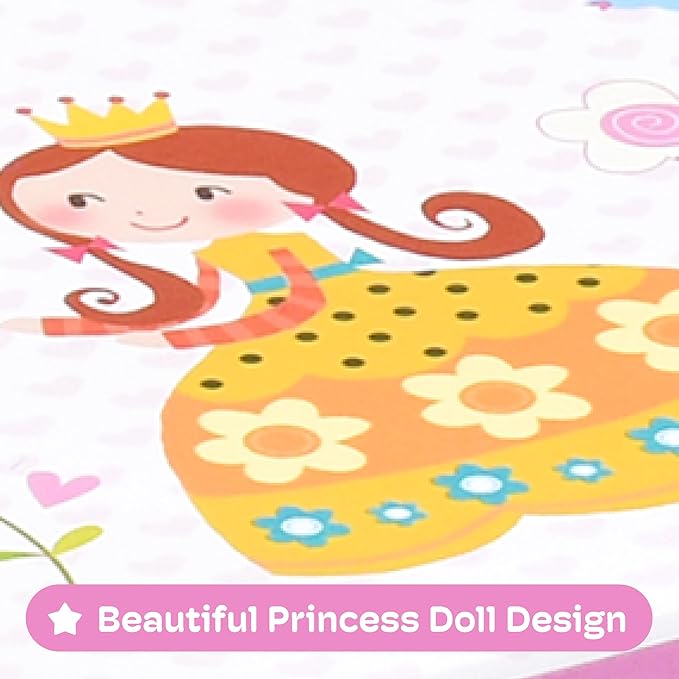 Jewelkeeper Jewelry Box for Girls - Toddler Jewlery Box - Girls Jewelry Box 6-8 - Blonde Princess Musical Jewelry Boxes, The Beautiful Dreamer Tune and Spinning Doll-BubblyBeeBaby