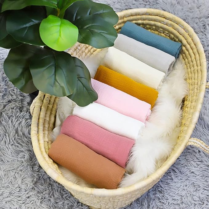 Hooyax Muslin Baby Lounger Cover, 100% Cotton Durable Newborn Lounger Cover, Soft and Breathable Infant Lounger Cover for Boys Girls, Covers Only (Yellow)-BubblyBeeBaby