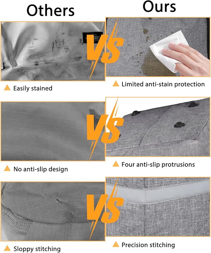 Car Seat Travel Bag for Airplane,Infant Seat Travel Bag with Shoulder Strap,Padded Car Seats Backpack with Reflective Stripes,Large Carseat Carrier Bag Travel Car Seat Cover,Grey-BubblyBeeBaby