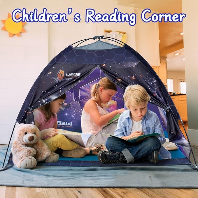 James Webb Space Telescope Kids Play Tent Indoor & Outdoor for Boys and Girls(61" x 61" x 45")-BubblyBeeBaby