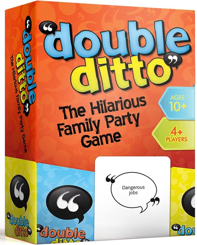 Inspiration Play Double Ditto - a Hilarious Award-Winning Family Party Game for 4-20 Players (Ages 8 and up)-BubblyBeeBaby