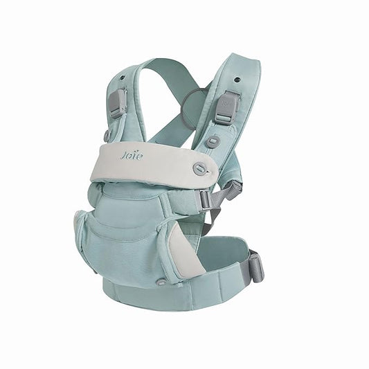 Joie Savvy lite 3-in-1 Baby Carrier – Lightweight, Ergonomic Baby Carrier with 3 Carry Positions, Padded Straps, and Lumbar Support (Mineral)-BubblyBeeBaby