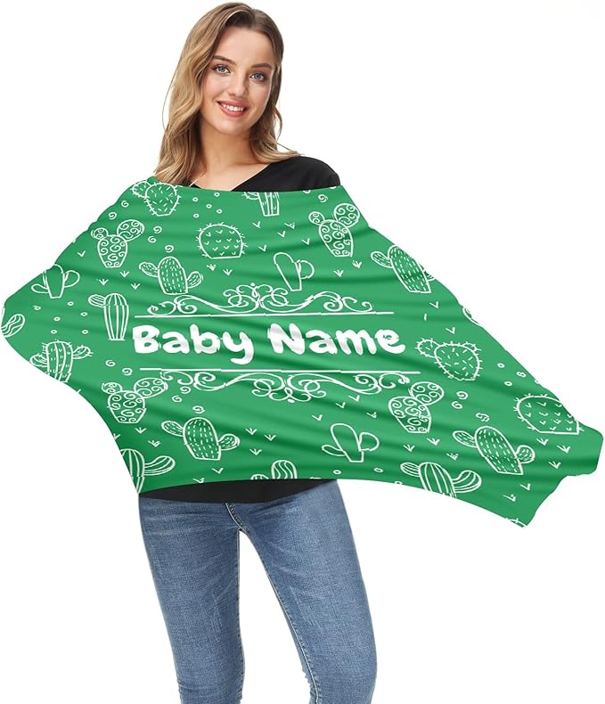 Baby Car Seat Stroller Cover Nursing Cover New Mom Breastfeeding Scarf Soft Stretchy Infant Carrier Cover Car Canopy Coverage-BubblyBeeBaby